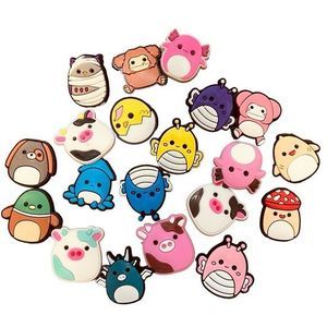NEW 20 Pack of Cartoon Character Rubber Charms for Hollow Sandal Shoes 1" X 1"